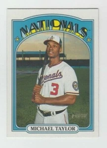 (10) Michael Taylor 2021 TOPPS HERITAGE BASE CARD LOT #200 WASHINGTON NATIONALS - Picture 1 of 1