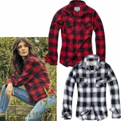BRANDIT AMY CHECK SHIRT DAMEN LANGARM HOLZFÄLLERHEMD KARIERT LADY HEMD FLANELL