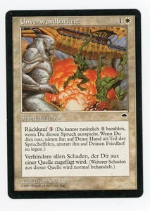 Invulnerability German Language Tempest MTG Magic the Gathering Ships Free - Picture 1 of 2