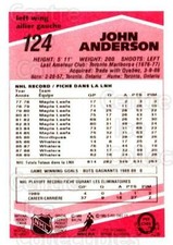 1989-90 O-Pee-Chee Tembec Test #124 John Anderson