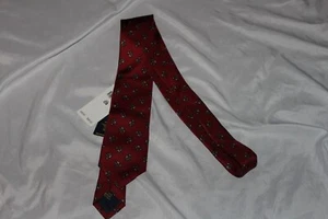 POLO RALPH LAUREN SEIDENKRAWATTE Made In ITALY Rot Wolf Print - Bild 1 von 4