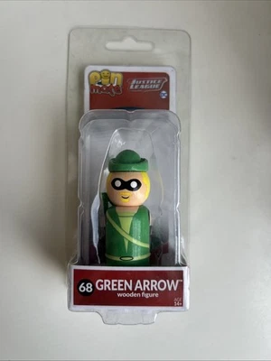 Figura de madera Green Arrow Pin Mate #68 Bif Bang Pow DC Universe nueva Foto 1 de 3