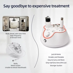 3 In 1 Microdermabrasion Machine Skin Rejuvenation Micro Dermabrasio HLF - Picture 1 of 12