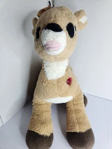 Peluche Build-A-Bear Clarice Reindeer 14” Rodolph el reno nariz roja Navidad - Imagen 1 de 7