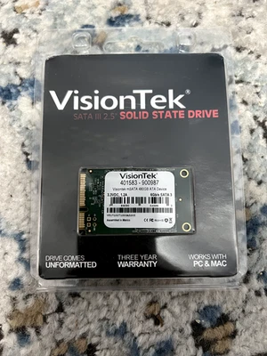 NUEVO Visiontek 900987 480 GB mSATA SSD Foto 1 de 2