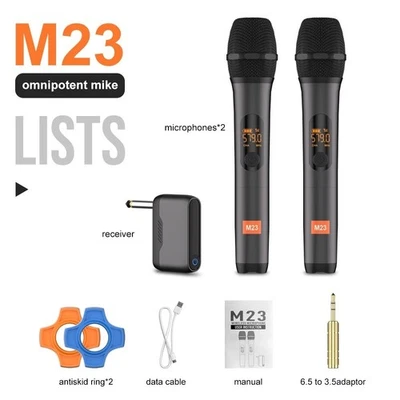 JBL Wireless Microphone System Set - 2 Pack for Karaoke Singing Cordless Mic New - Image 1 of 4