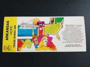 Vtg Postcard Best Western Hope Arkansas Trade Winds Inn The South - Picture 1 of 6