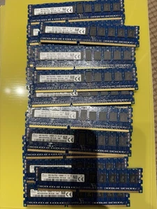 Lot 16-Hynix 8GB 1Rx4 PC3L-12800R RDIMM DDR3L 1600 ECC( 128GB Total) - Picture 1 of 2