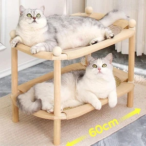 Cat Scratching Board Double Layer Rest Interactive Toy Sturdy Wear Resistant Pet - Picture 1 of 7