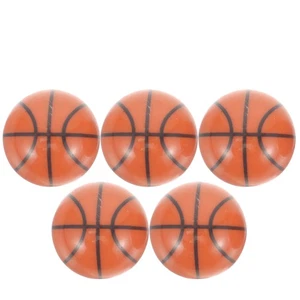 5Pcs Car Tire Valves Cover Basketball Shaped Tire Cap Replacement Tyre Air - Picture 1 of 12