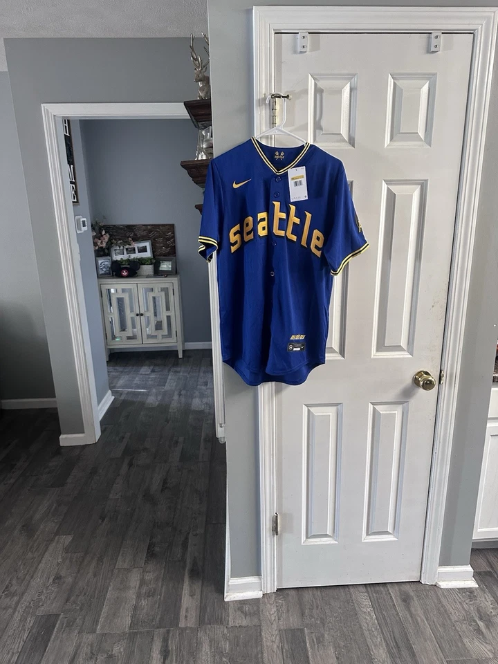 Camiseta Nike Seattle Mariners City Connect nueva con etiquetas talla pequeña Foto 1 de 4