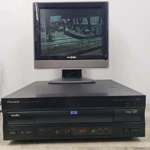 *SEE VIDEO* -Works- Pioneer DVL-919 Laserdisc/DVD/CD Combo Player *Black* - Picture 1 of 16