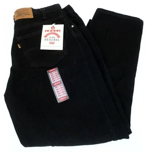 Vintage Levis 545 Men's Relaxed Loose Fit Black Jeans NWT 34x30 Gold Tab 1992 - Picture 1 of 7