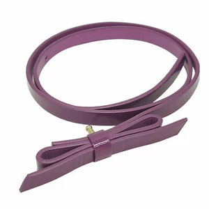 Belt Purple Bow Girl Kids Waist Belt Cute New Size 9 (25.5" - 29.5") - Picture 1 of 4