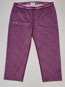 Under Armour Active Leggings 3/4 Length Girls Youth Size XL 18 - 20 - Picture 1 of 5