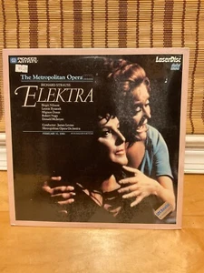 Pioneer Artists Metropolitan Opera ELEKTRA Richard Strauss 1980 Laserdisc - Picture 1 of 2
