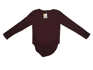 Calida Bodywear 16127 Womens Reddish/Brown Crew Neck Long Sleeve Body Suit Large - Picture 1 of 10