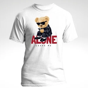 ALONE TEDDY BEAR, AMERICAN BEAR GIFTS T-SHIRT UNISEX - Picture 1 of 12