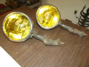 Luces antiniebla ámbar auxiliares vintage de 6" 20-22 radiador automático Mfg caña para ratas calientes personalizada - Imagen 1 de 8
