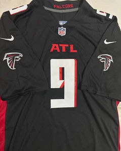 XL Michael Penix Jr #9 **Neu** Black Vapor FUSE Trikot Atlanta Falcons - Bild 1 von 4
