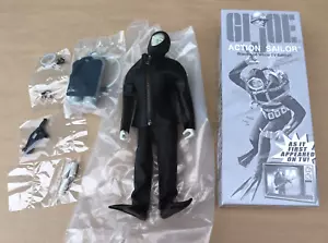 RARE NEW GI JOE CLUB BLACK AND WHITE TV EDITION 12" ACTION SAILOR SCUBA W/ BOX - Picture 1 of 10