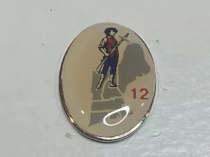 ATT phone Pioneers of America New England Chapter 12 Patriot Minute Man Hat Pin - Picture 1 of 2