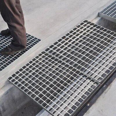 VARIOUS SIZES Floor Forge Walkway Steel Galvanised Wire Grating Grid Mesh Panels • 45.95£