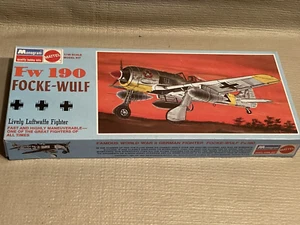 Mattel Monogram FW 190 Focke-Wulf Model - Kit #6804 1/48 Scale - Open!! - Picture 1 of 11