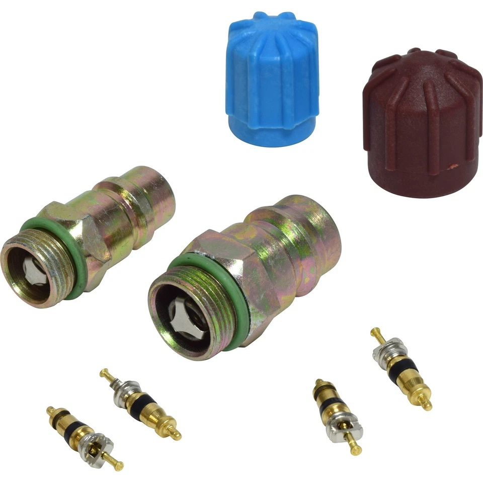 For 2006-2009 Dodge Sprinter 3500 A/C System Valve Core and Cap Kit UAC 2007 - Image 1 of 1