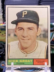 1961 Topps Dick Groat  #1   Pittsburgh Pirates Baseball Card DP