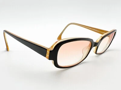 Anne Et Valentin CIEL Eyeglasses FRAMES 0248 Black Orange Amber France G532 - Image 1 of 4