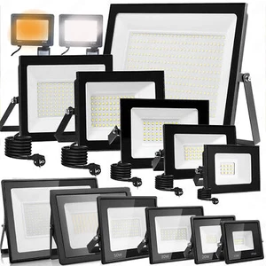 LED Fluter 10W 20W 30W 50W 100W 200W 300W 500Watt Außen Strahler Scheinwerfer DE - Bild 1 von 210