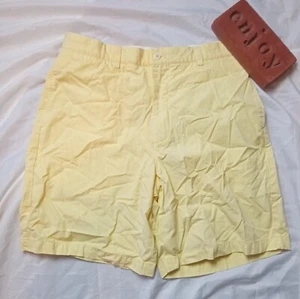Vineyard Vines Links Yellow Mens Shorts Size 34 - Picture 1 of 4