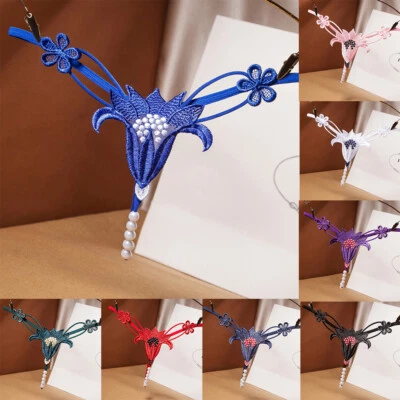 Dessous Frauen Sexy Höschen Spitzenhöschen G-String Unterwäsche - - Bild 1 von 4