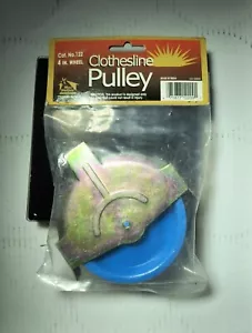 Wäscheleine Riemenscheibe Modell 122 neu, 4" Rad, Kugellager, witterungsbeständig. - Bild 1 von 3