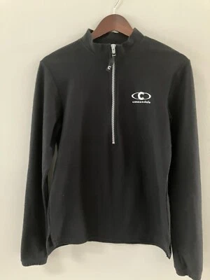 Chaqueta Cannondale Negra 1/4 Cremallera Unisex Hombres S Mujeres M Ciclismo EE. UU. Ropa Activa Foto 1 de 4