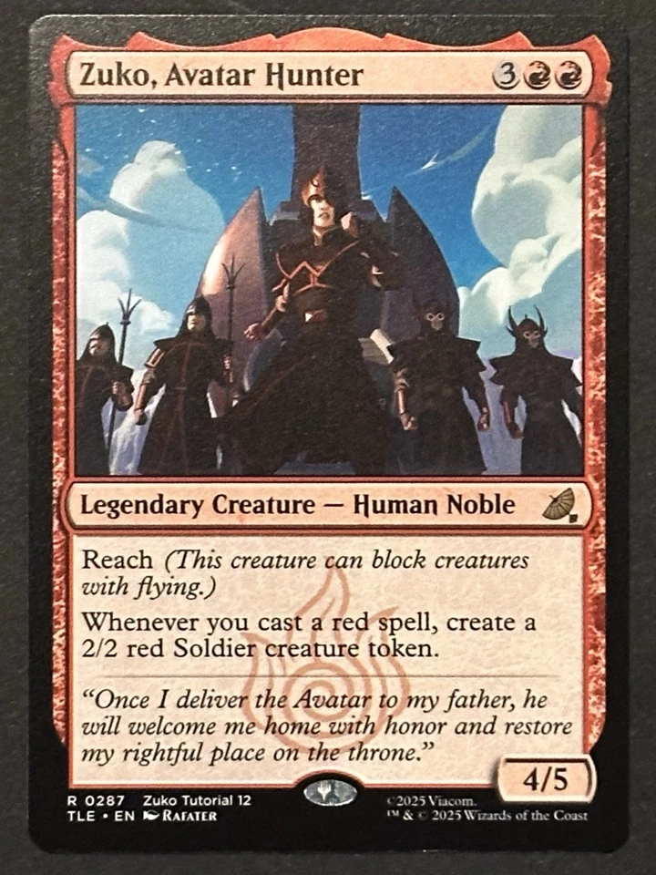 Zuko, Avatar Hunter Avatar: The Last Airbender: Eternal-Legal Regular - Image 1 of 1