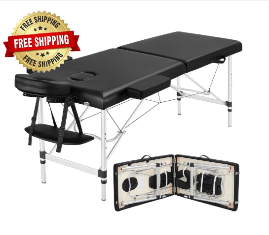 Cama De Masaje Portátil Profesional Aluminio Camilla Plegable Con Bolsa NUEVO US Foto 1 de 4