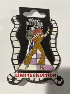Disney Soda Fountain Pin Jessica Hollywood LE300 LE 300 New on Card MINT v1 - Picture 1 of 3
