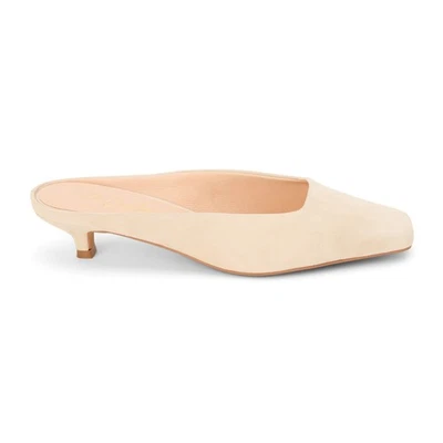 Matisse Classy Square Toe Kitten Heels Mules Womens Off White Dress Casual CLASS - Image 1 of 4