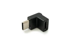 USB 3.1 Adapter Type C Plug To Socket Angle Cable Into - Picture 1 of 4