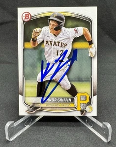 Konnor Griffin Autograph Signed 2025 Bowman BP-86 Pittsburgh Pirates Prospect - Picture 1 of 2