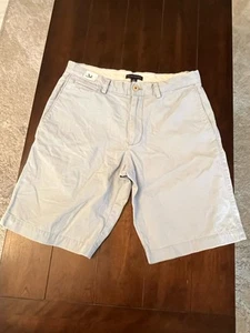 Banana Republic Mens Shorts Size 32 Beige Comfort Flat Front Stretch Elastic - Picture 1 of 5