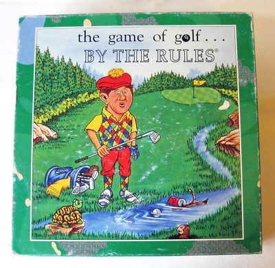 The GAME of GOLF BY THE RULES 1-4 Players Ages 12+ Trinity Games 1993 Complete - Image 1 of 4