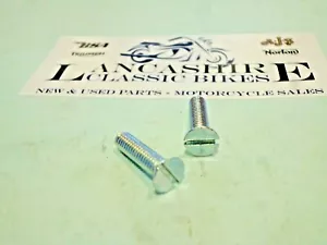 TORNILLOS DE CUBIERTA DE GENERADOR BSA BANTAM D1 D3 D5 D7 HECHOS EN EL REINO UNIDO - Imagen 1 de 1