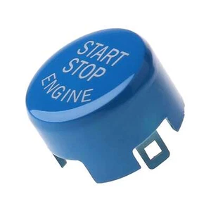 Start Stop Knopf blau glanz passend für BMW F10 F12 F20 F22 F30 F31 F32 F33 F25 - Bild 1 von 10