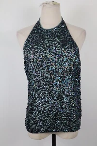 Max&co Jersey Top Frau Gr. L Frau Casual Vintage Top T-Shirt Pailletten - Bild 1 von 7