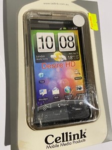 HTC Desire HD Crystal Hard Case in Clear CPC5396 Brand New & Sealed in packaging