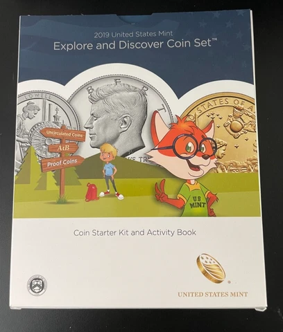 2019 Explore and Discover Coin Starter Kit & Activity Book (US594) Cover
