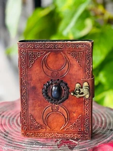Daynamic handgefertigt Profi Leder Journal Schreiben Notizbuch gebunden Notizblock 8"x6" - Bild 1 von 5